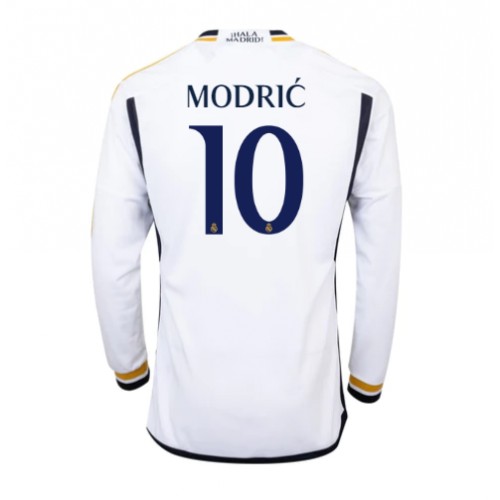Maillot de foot Real Madrid Luka Modric #10 Domicile 2023-24 Manche Longue